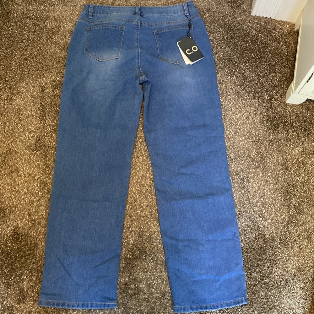 C.O.Z.Y Women’s Button Fly Straight Leg Jeans NWT - Picture 4 of 5